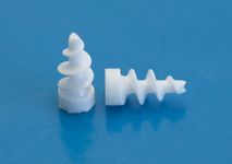 3D printed ceramic bio screws made of aluminum oxide