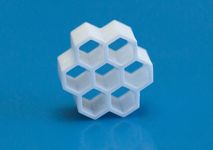 3D printed ceramic honeycomb body made of alumina
